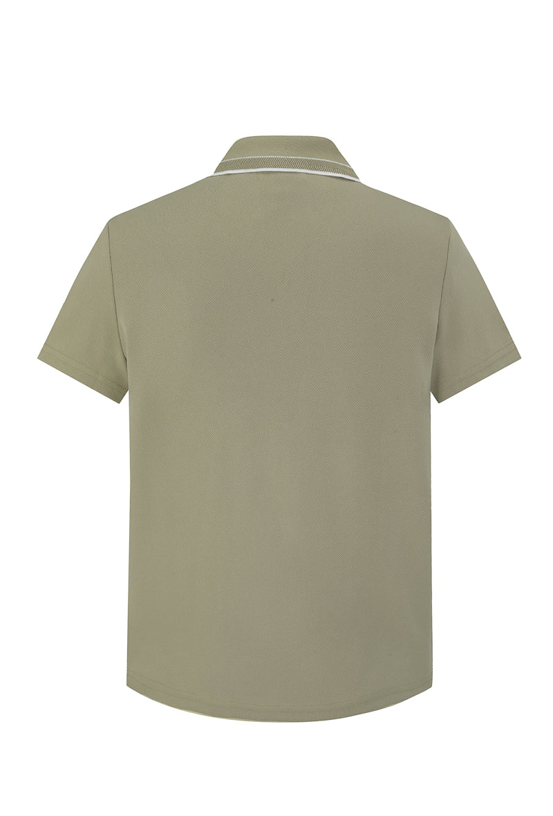 Polo uni à manches courtes - Image 8