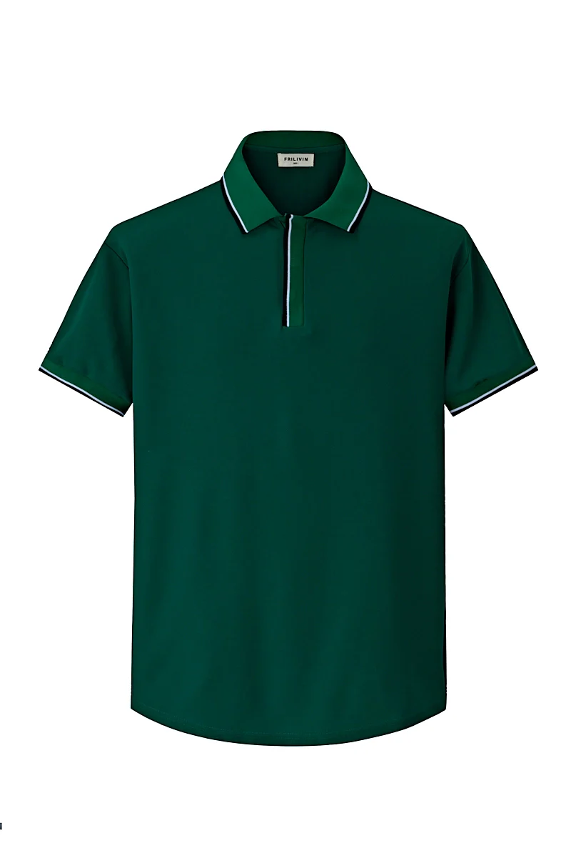 Polo uni à manches courtes - Image 12