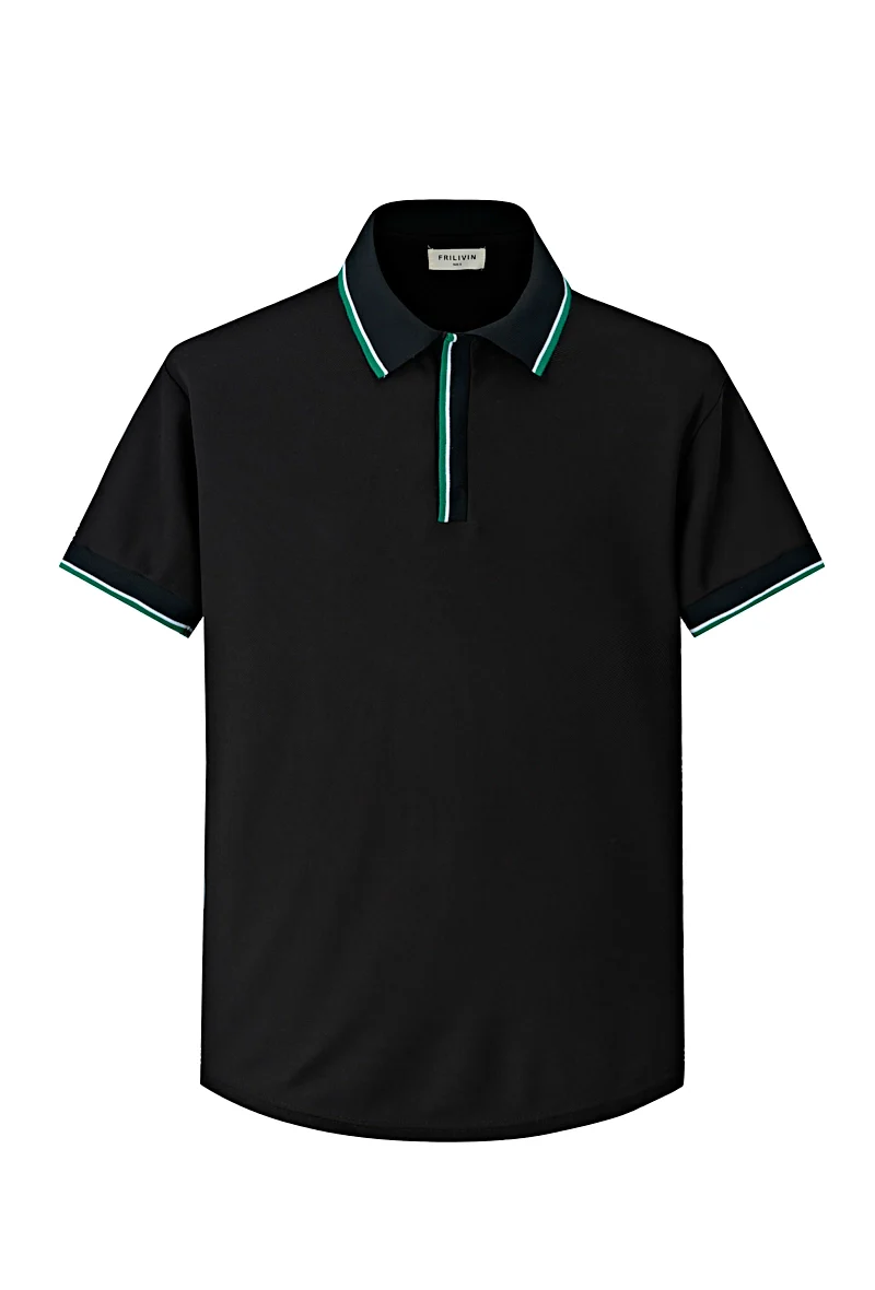 Polo uni à manches courtes - Image 9