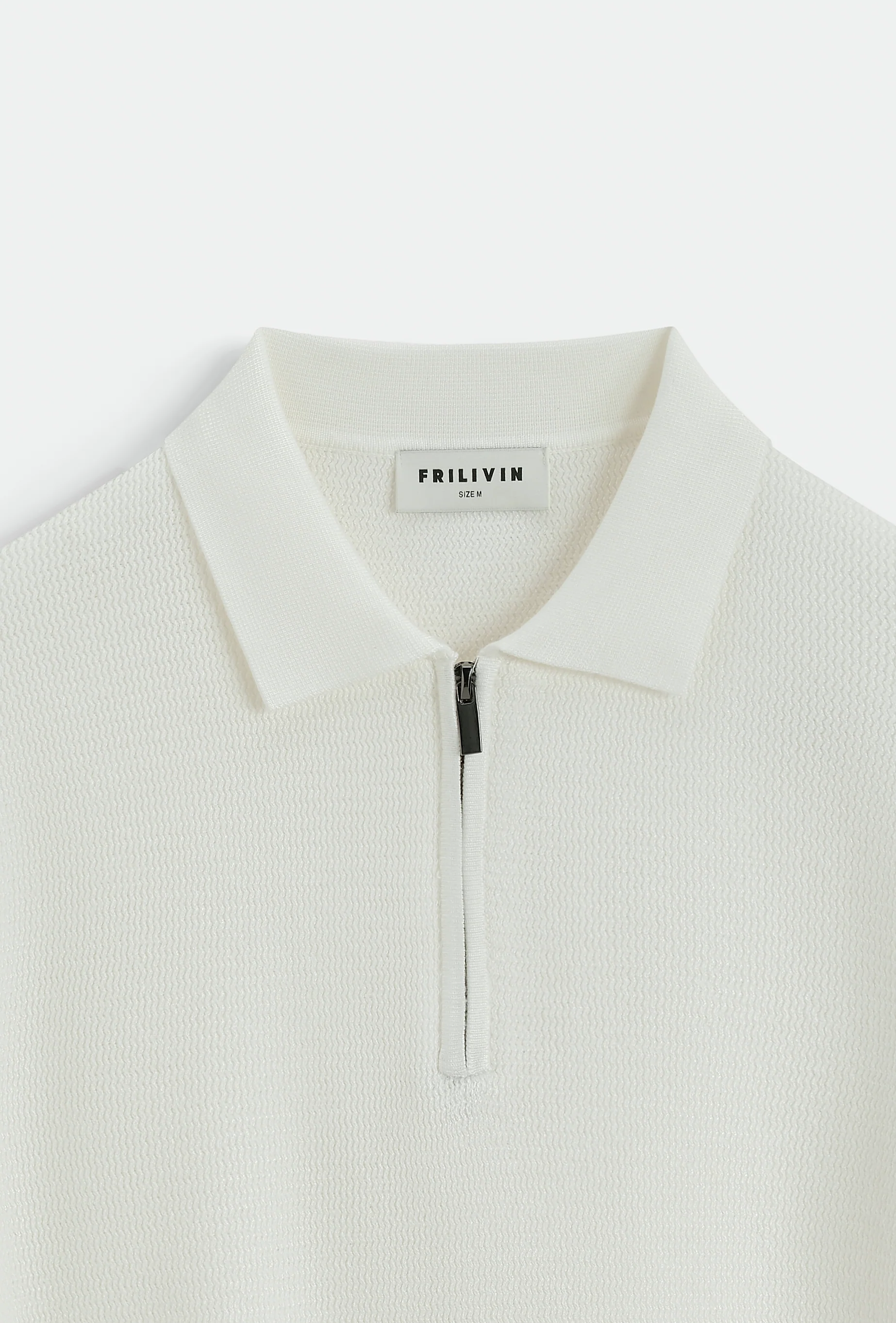 Polo zippé col classique - Image 5