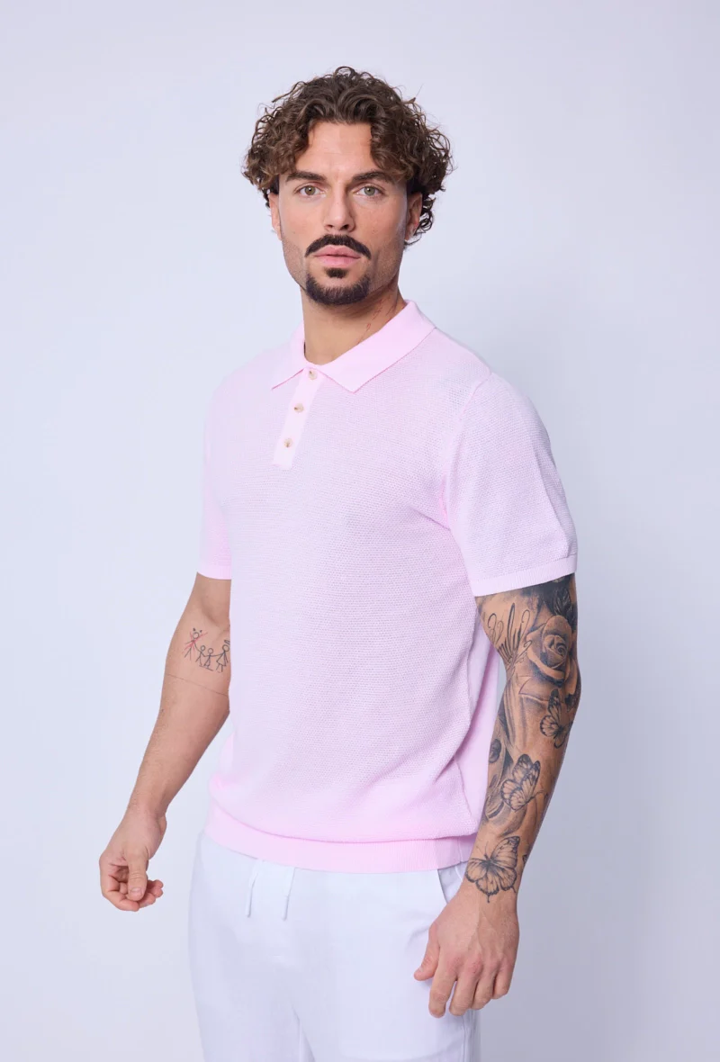 Pull à col chemise avec boutons - Image 19