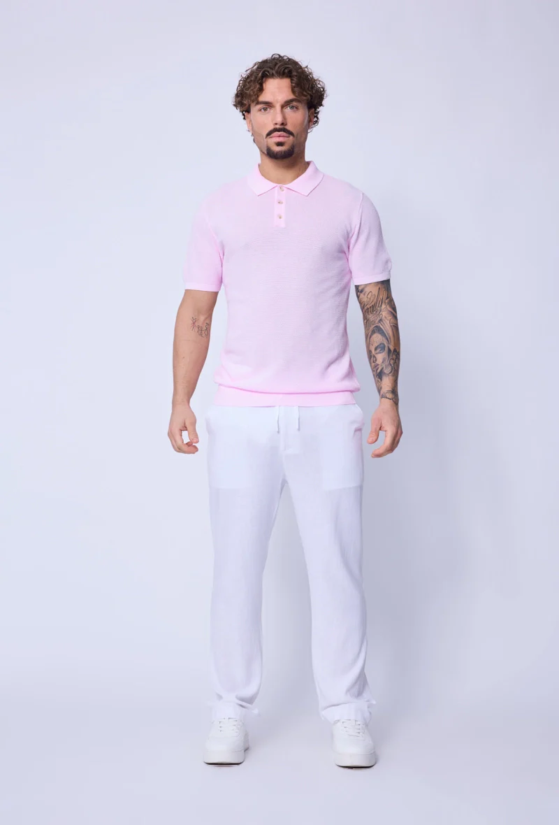 Pull à col chemise avec boutons - Image 21