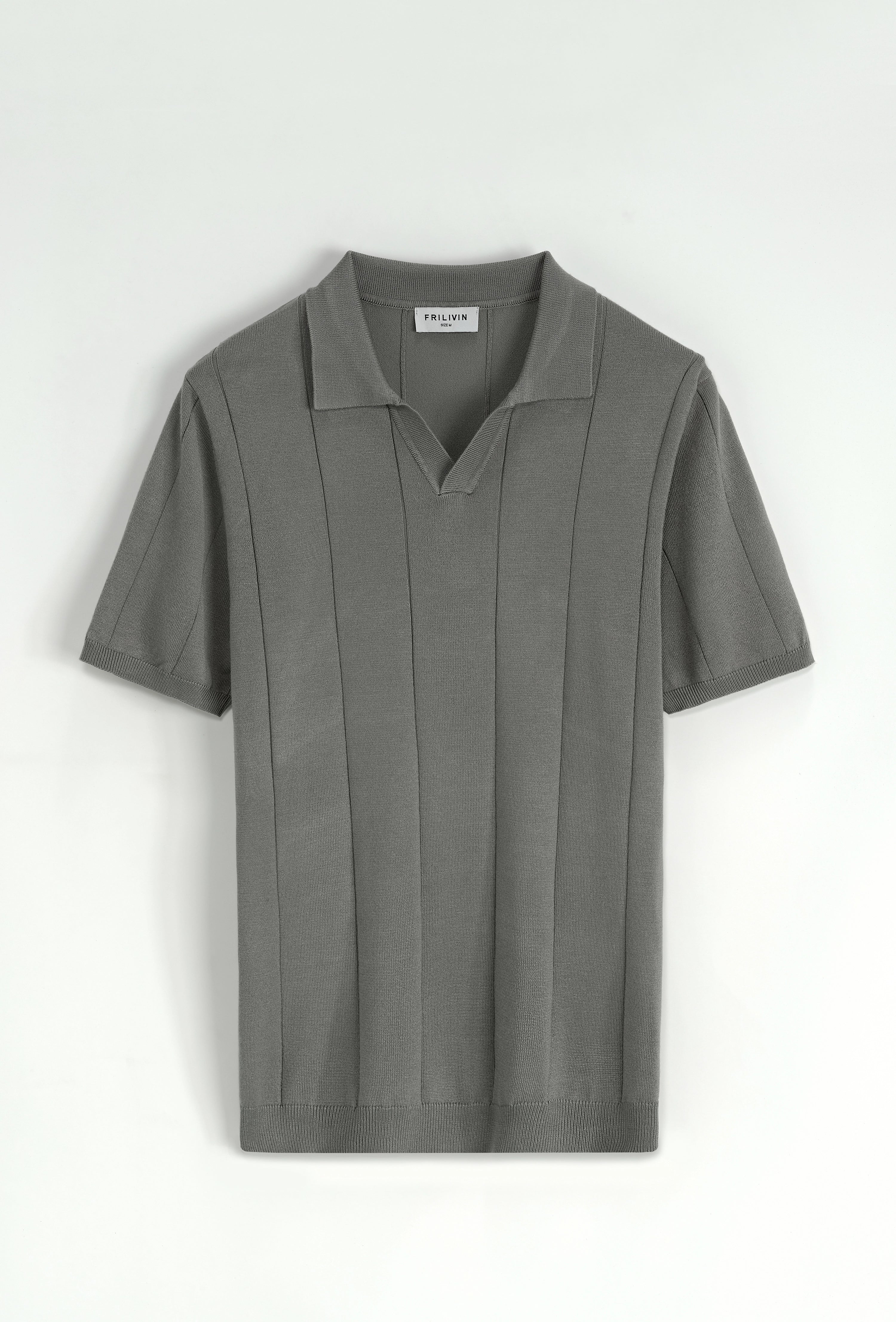 Polo tricot col ouvert - Image 8