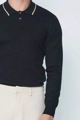 Pull à col chemise - Image 2