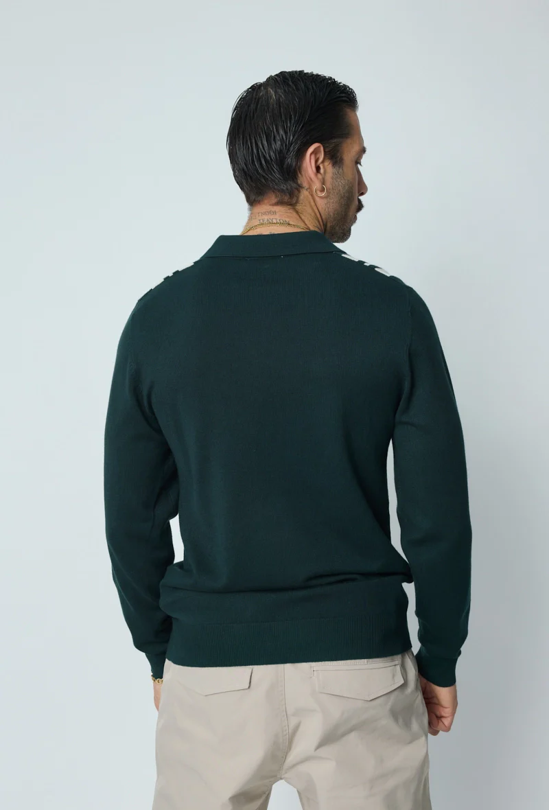 Pull à col chemise - Image 4