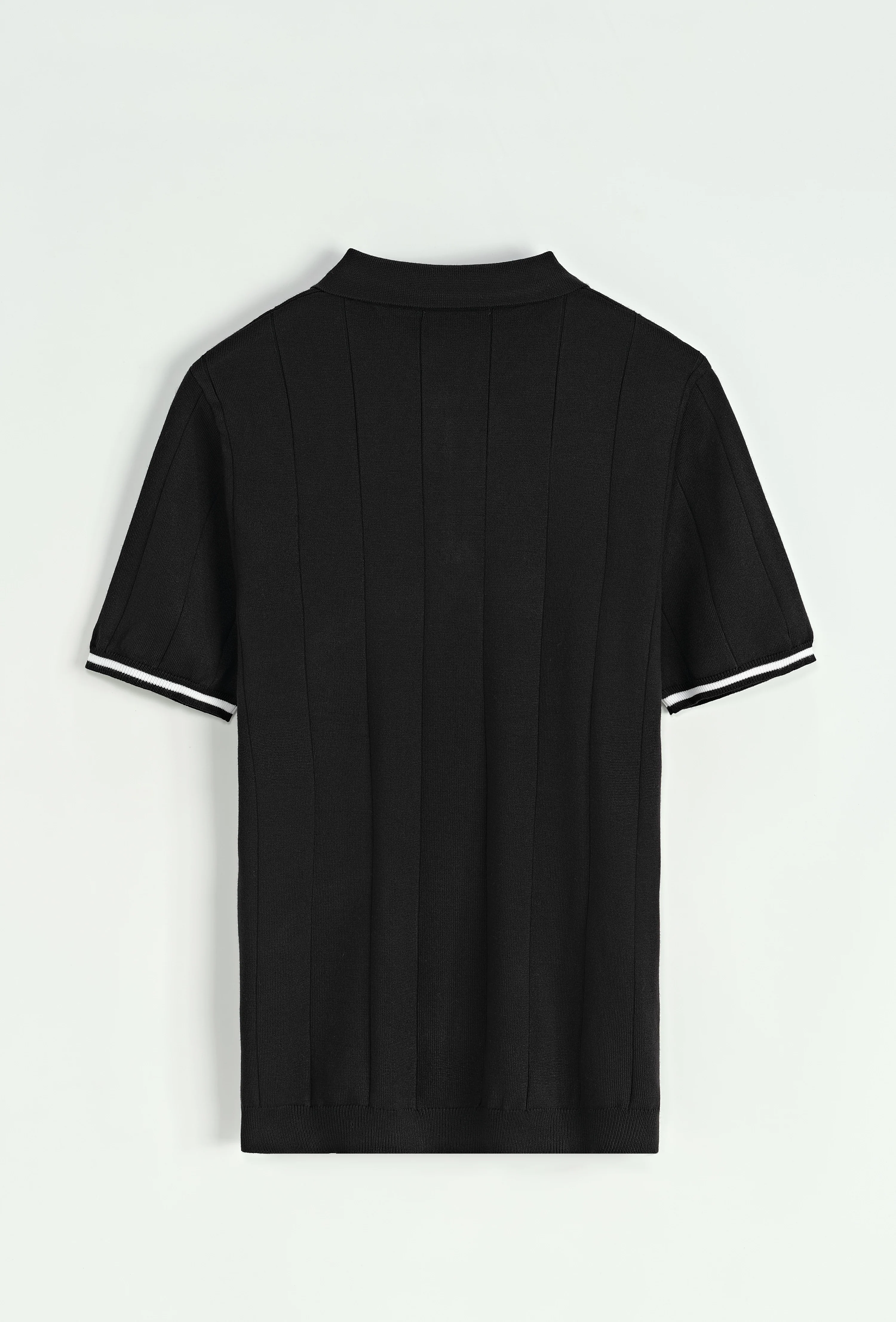 Polo zippé rayures verticales - Image 10