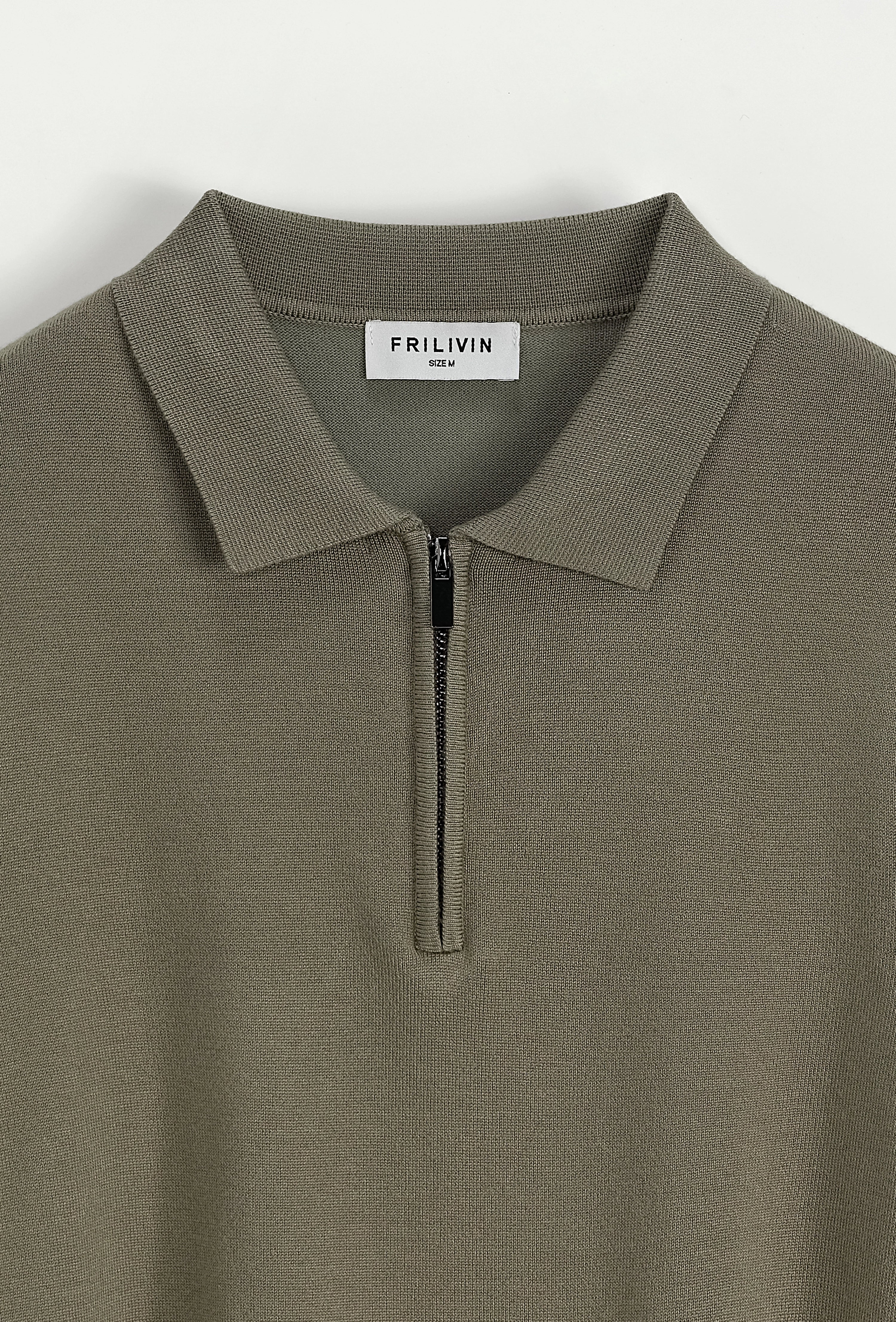 Polo zippé col classique - Image 14