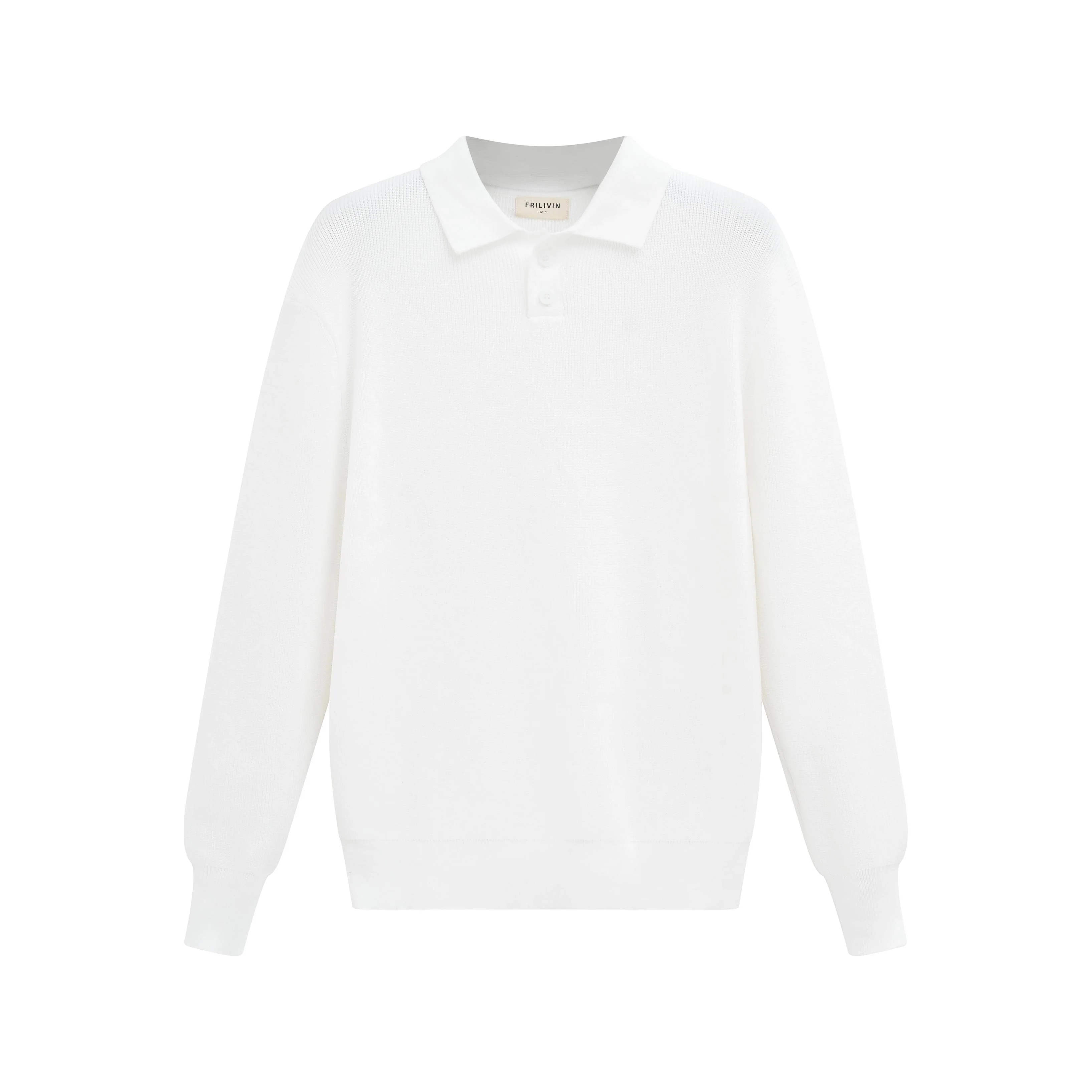 Pull en maille col à revers avec deux boutons - Image 14