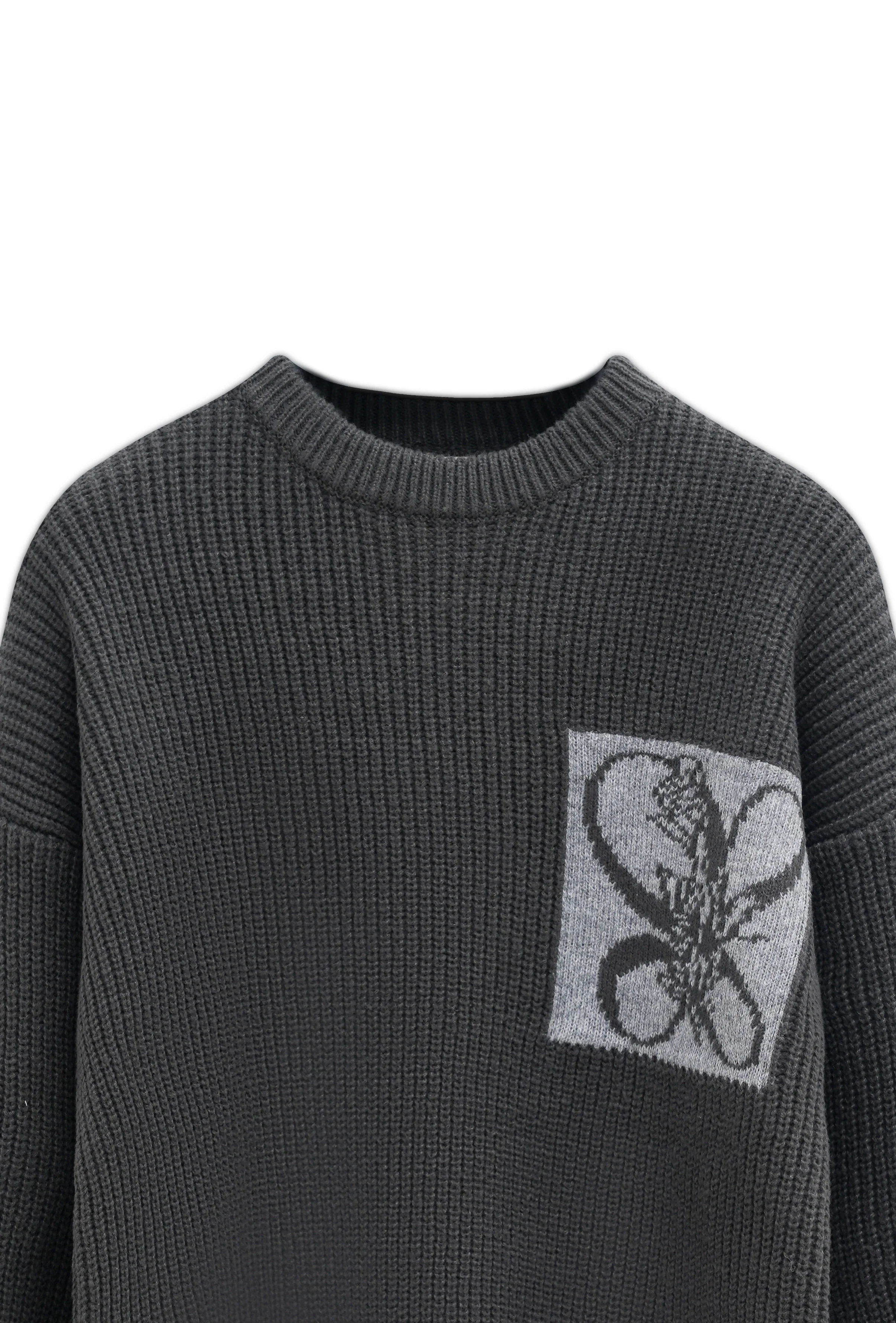 Pull en maille effet fausse poche - Image 11
