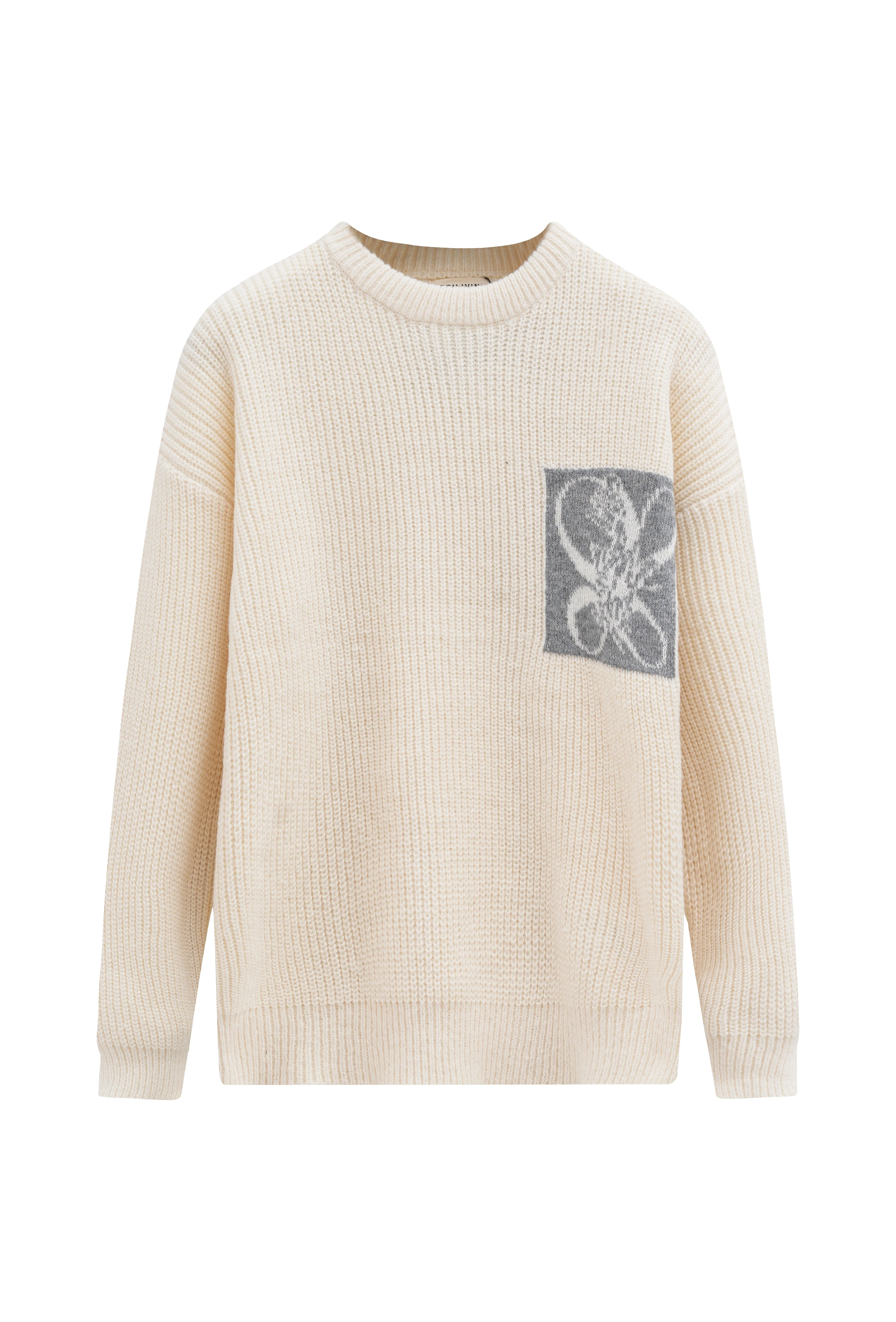 Pull en maille effet fausse poche - Image 6