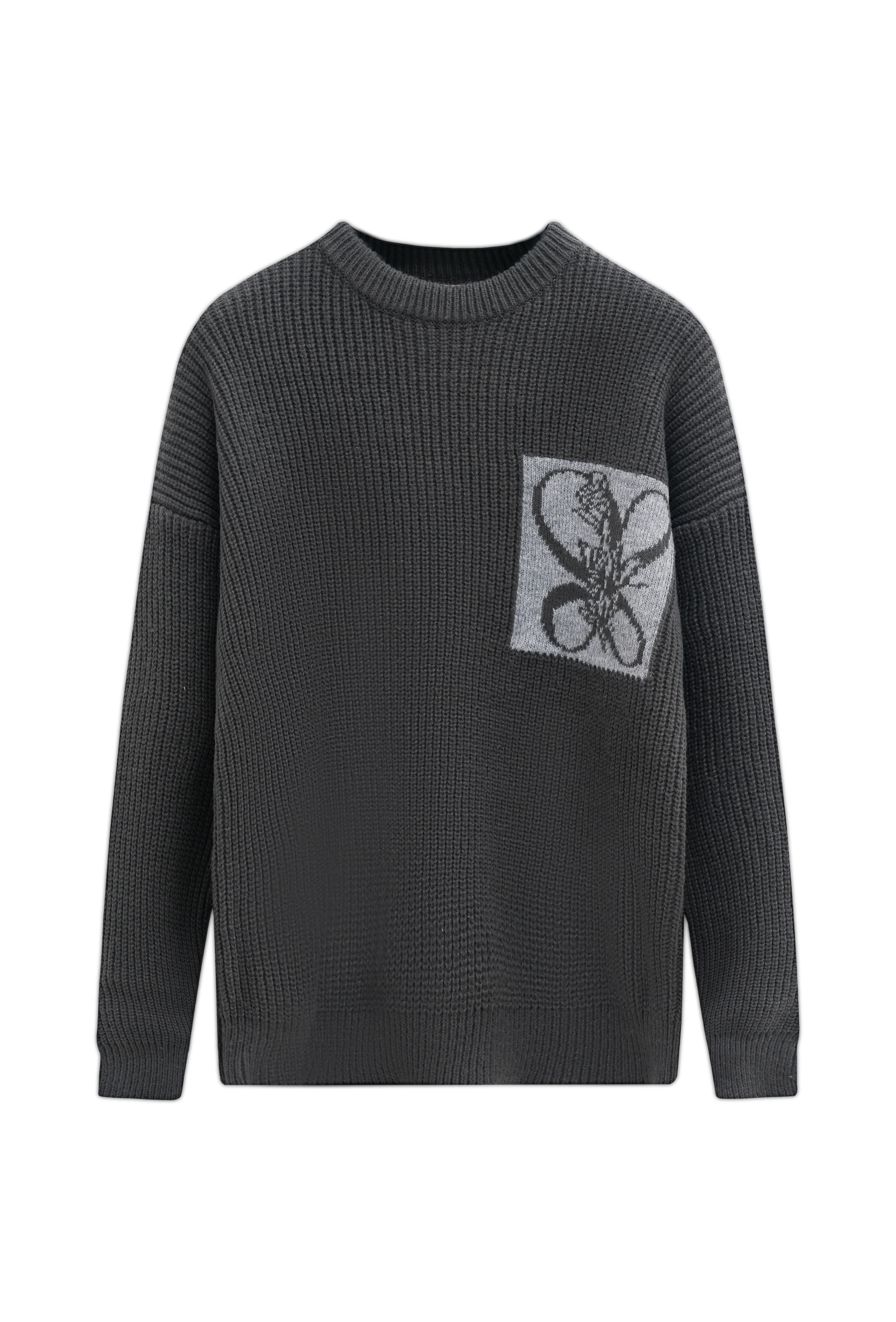 Pull en maille effet fausse poche - Image 9