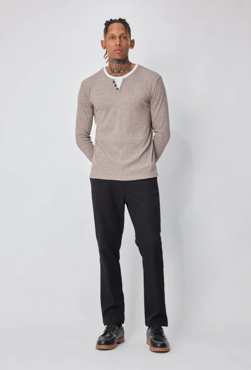 Pull homme uni - Image 11
