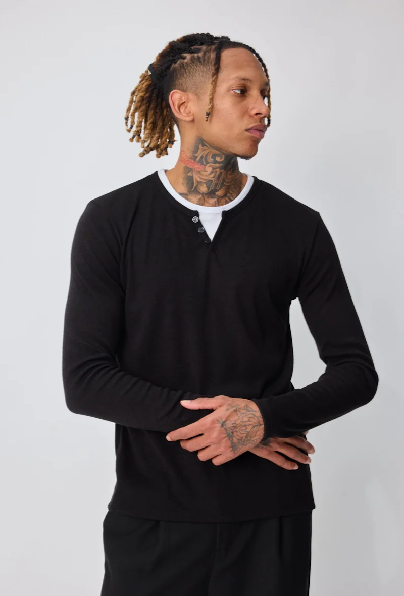 Pull homme uni - Image 5