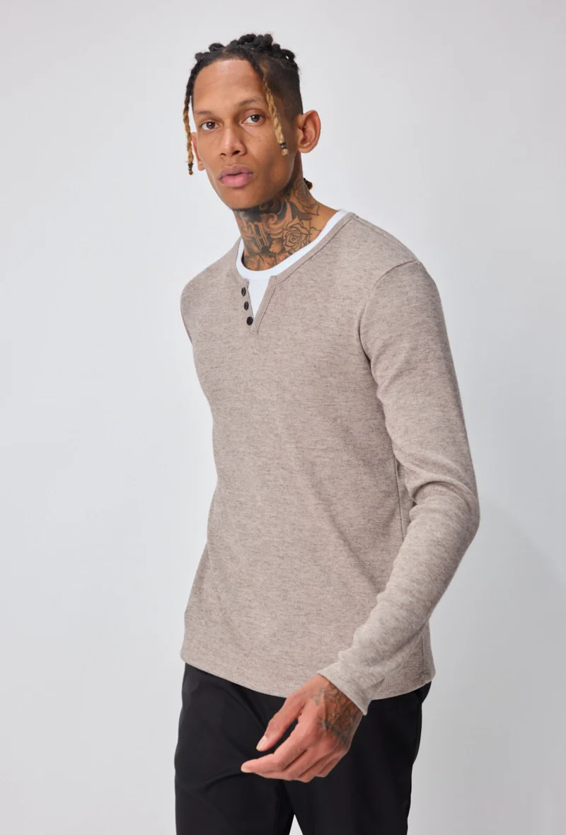 Pull homme uni - Image 7