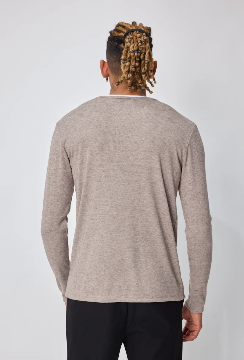 Pull homme uni - Image 9