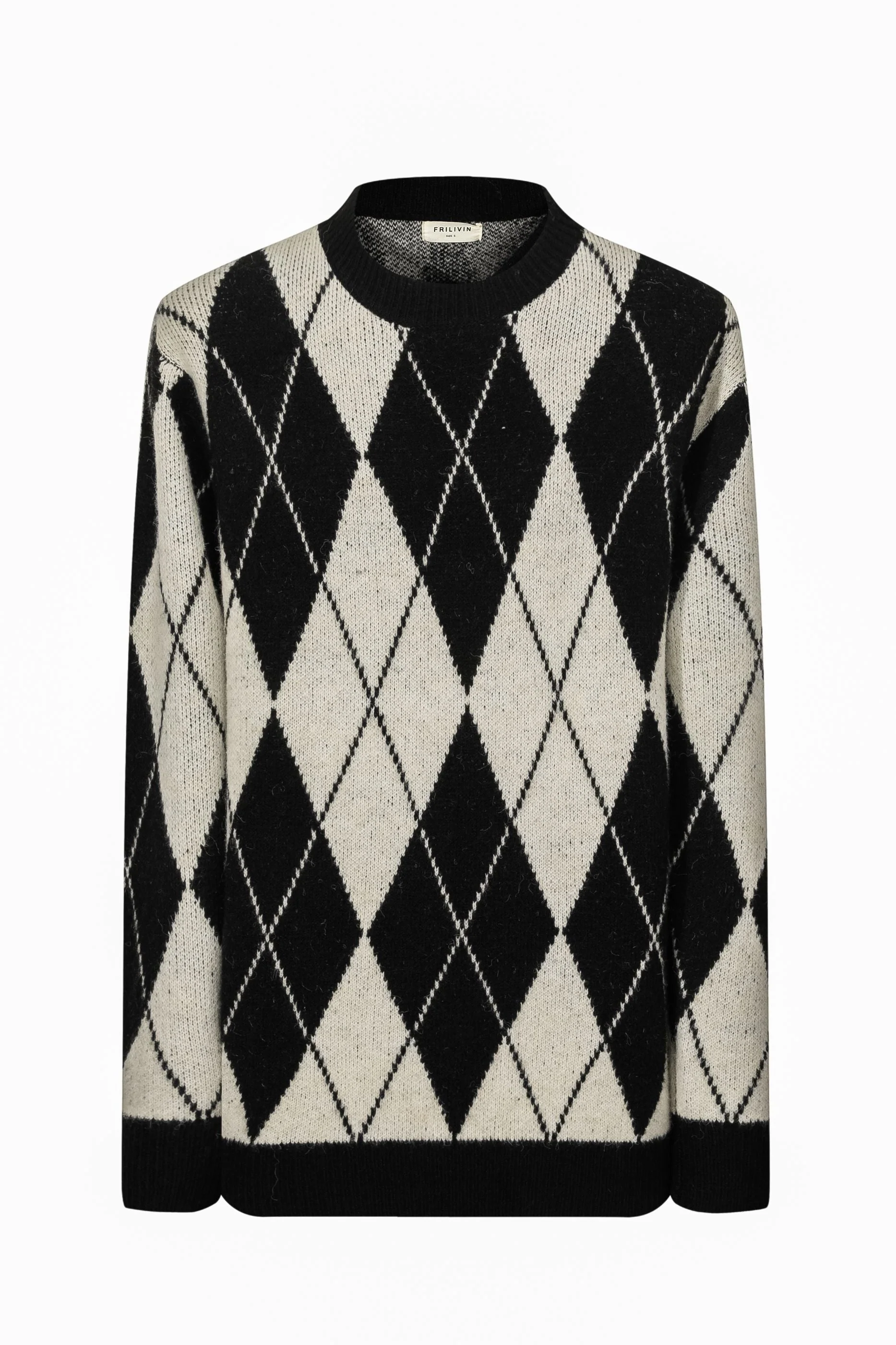 Pull maille à motif losange - Image 10