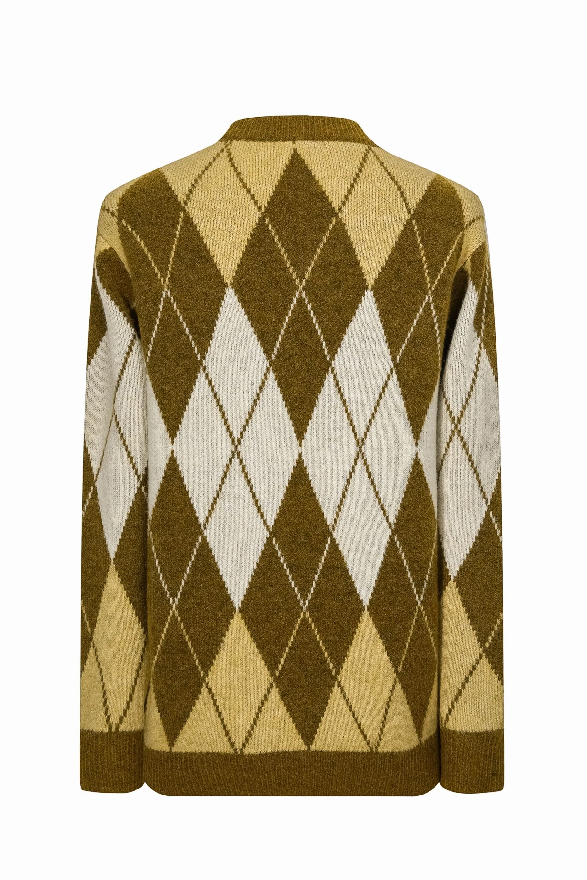 Pull maille à motif losange - Image 15