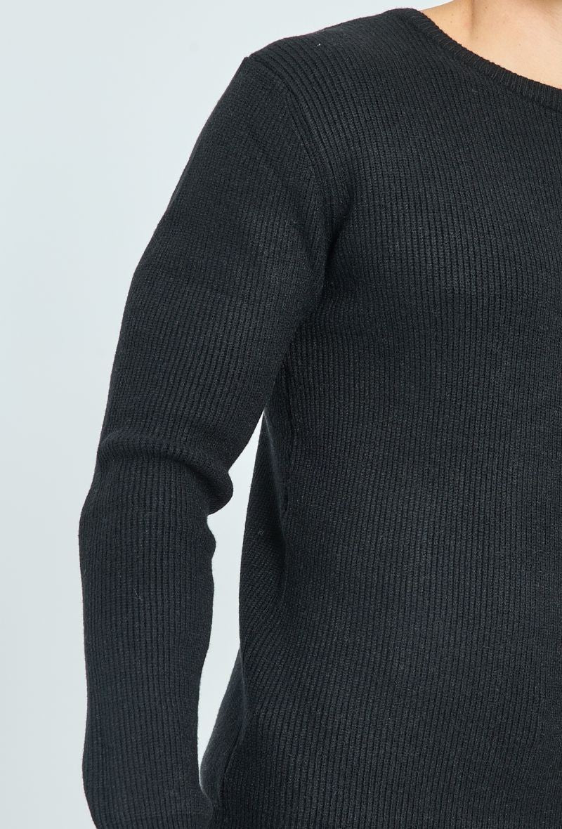 Pull en maille cotelé - Image 10