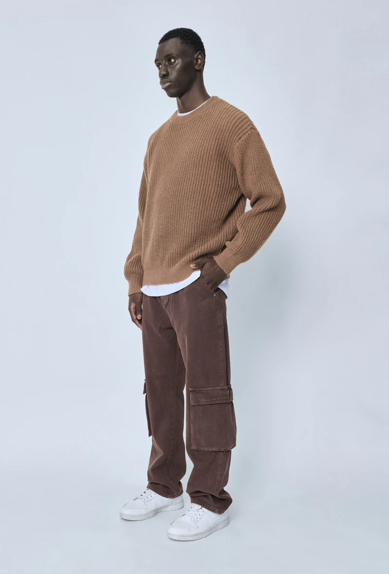 Pull maille épaisse cotelée - Image 24