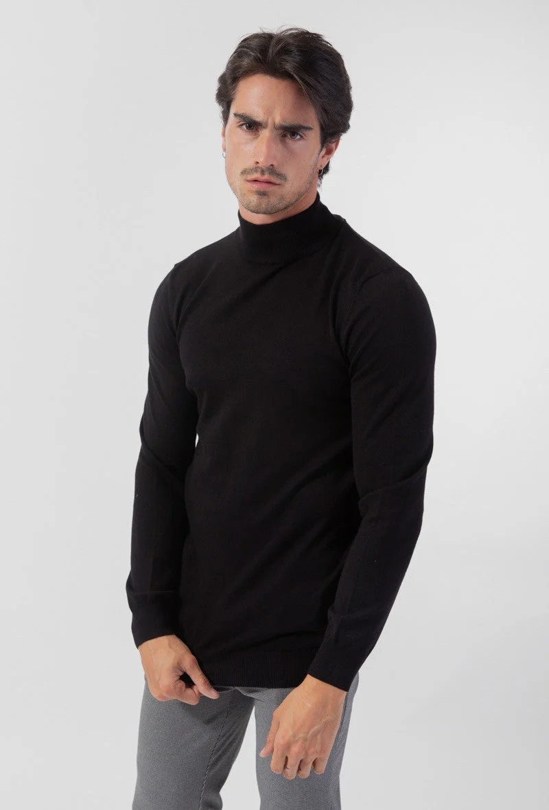 Pull à col cheminée