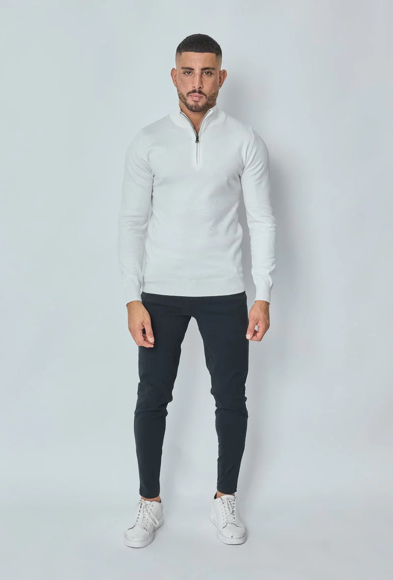 Pull zippé col montant slim - Image 17