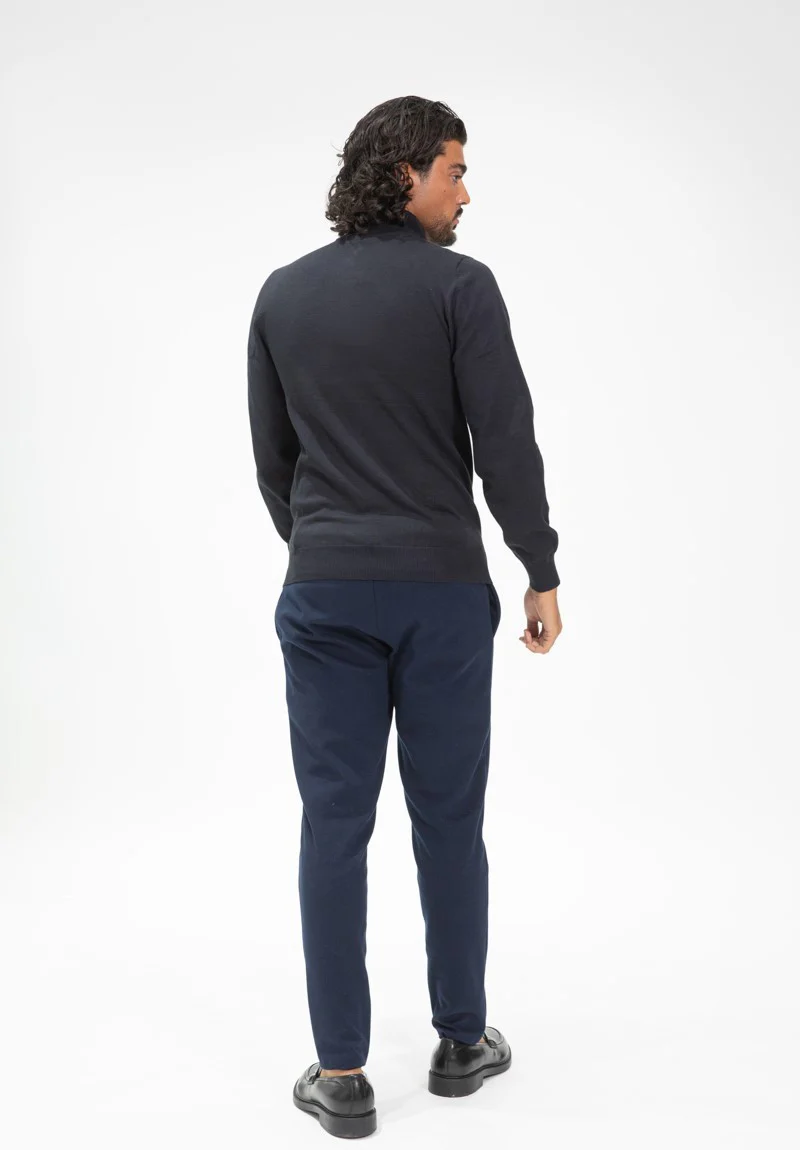 Pull zippé col montant slim - Image 32