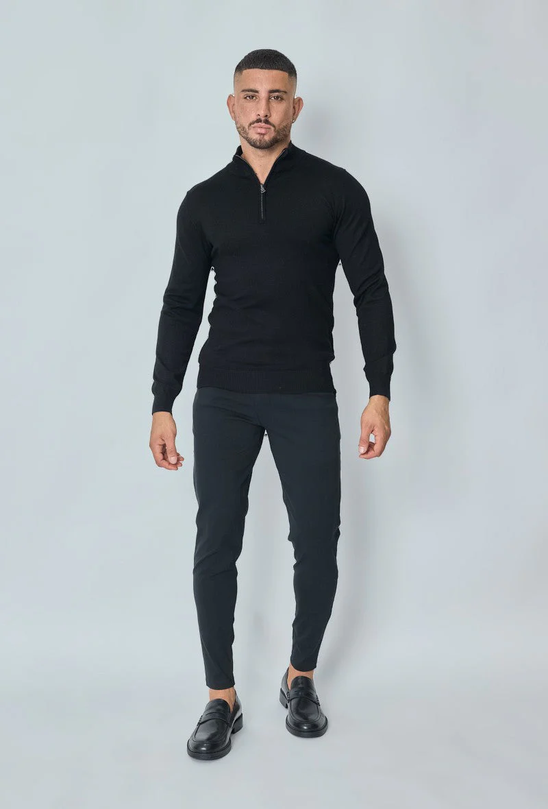 Pull zippé col montant slim - Image 7