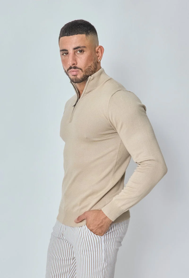 Pull zippé col montant slim - Image 9