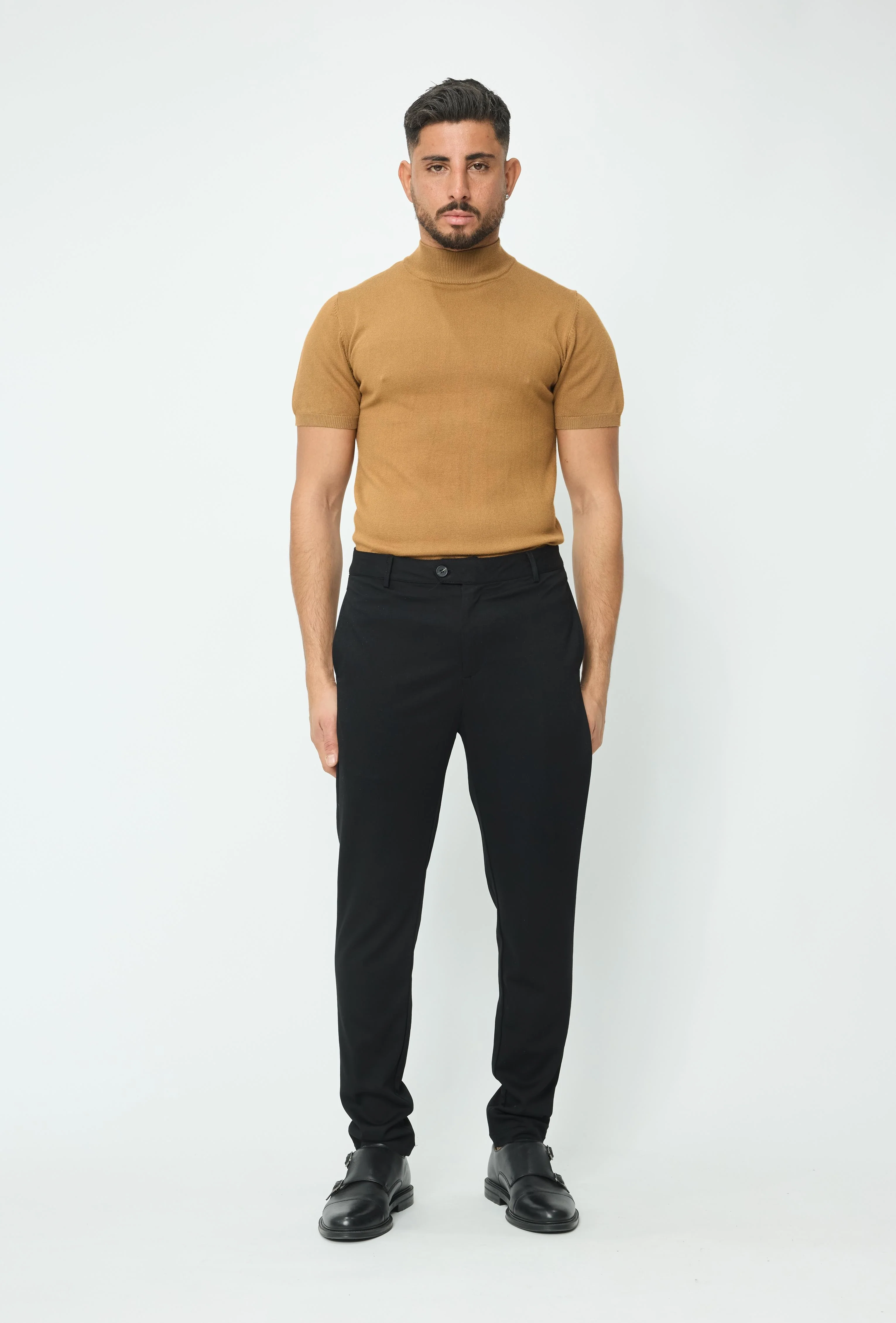 Pull manches courtes uni - Image 5