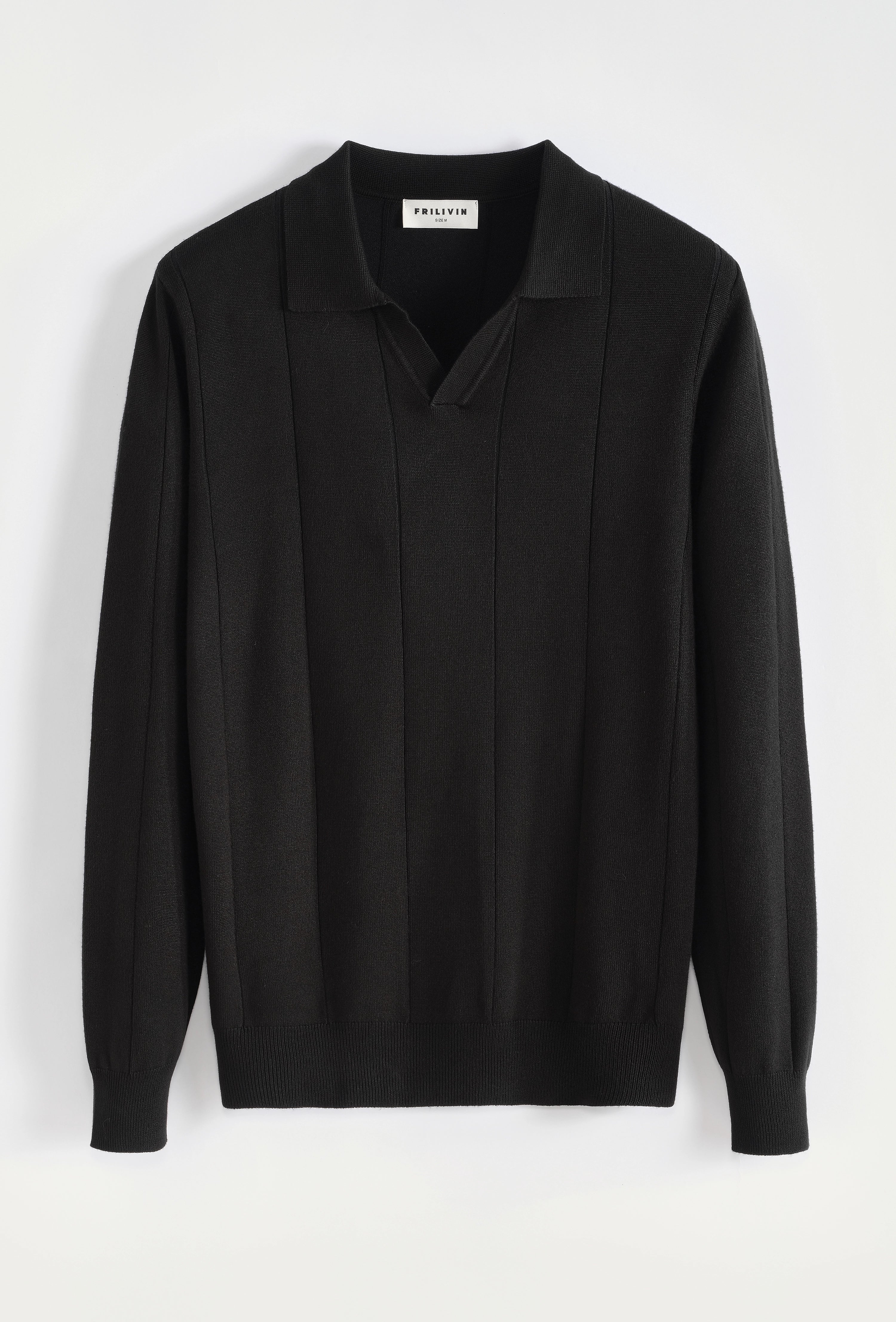 Pull manches longues col v - Image 10