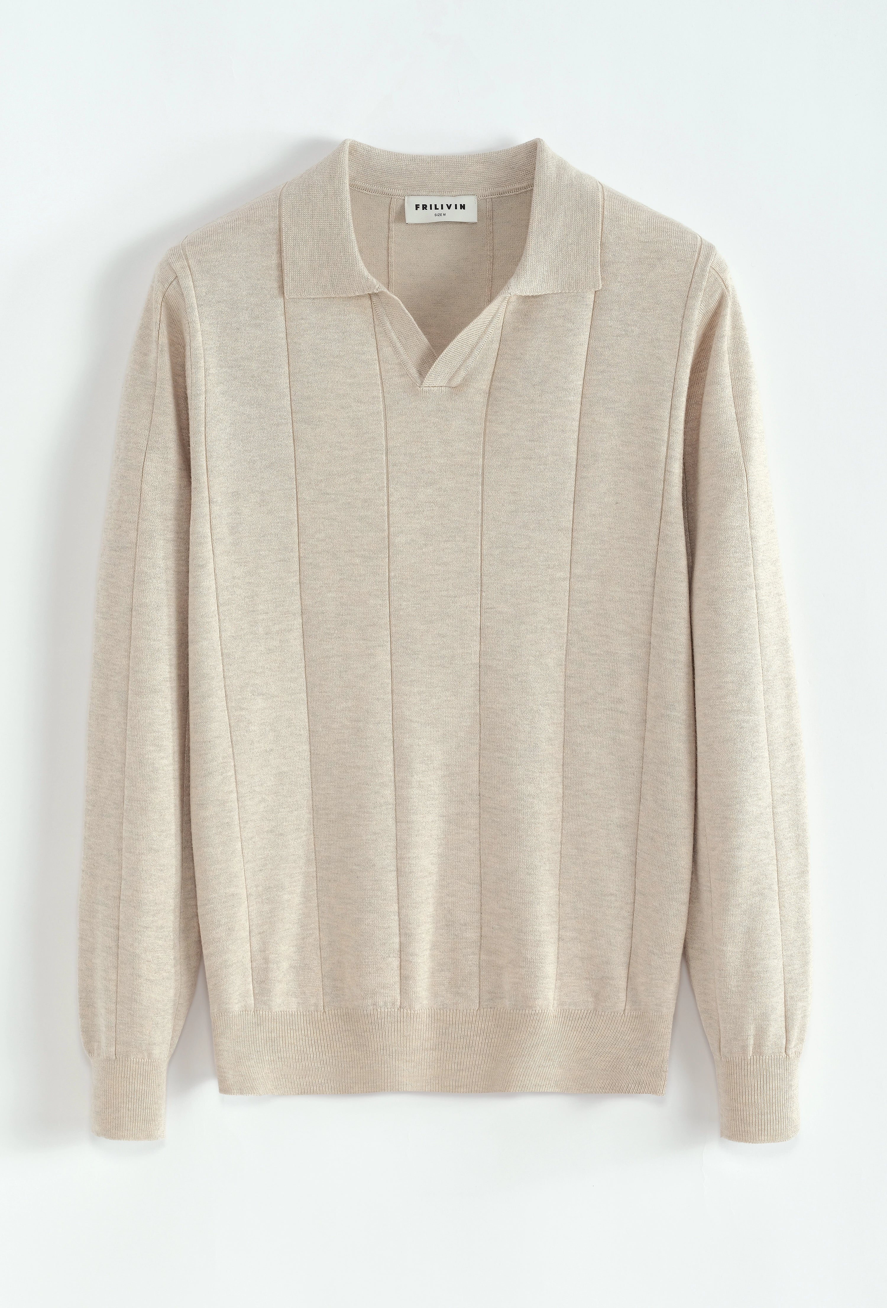 Pull manches longues col v - Image 16
