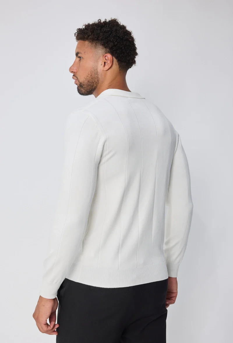 Pull manches longues col v - Image 3