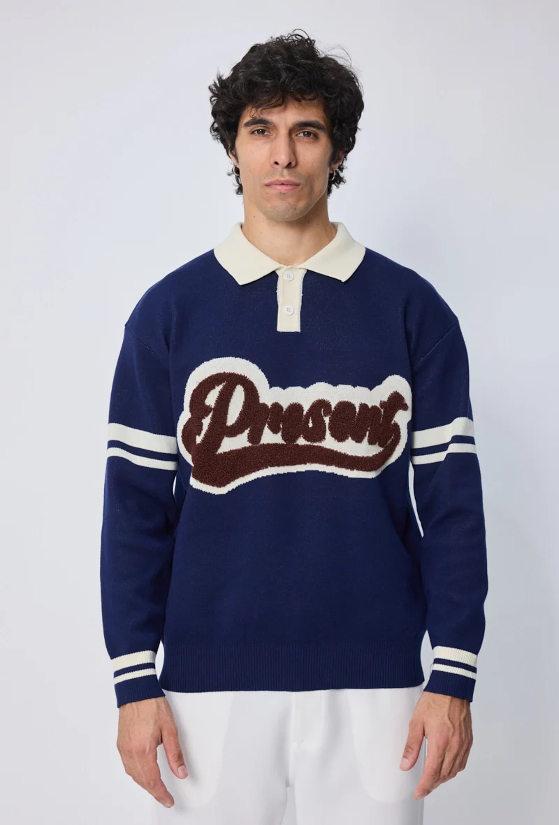 Pull avec boutons façon polo - Image 9