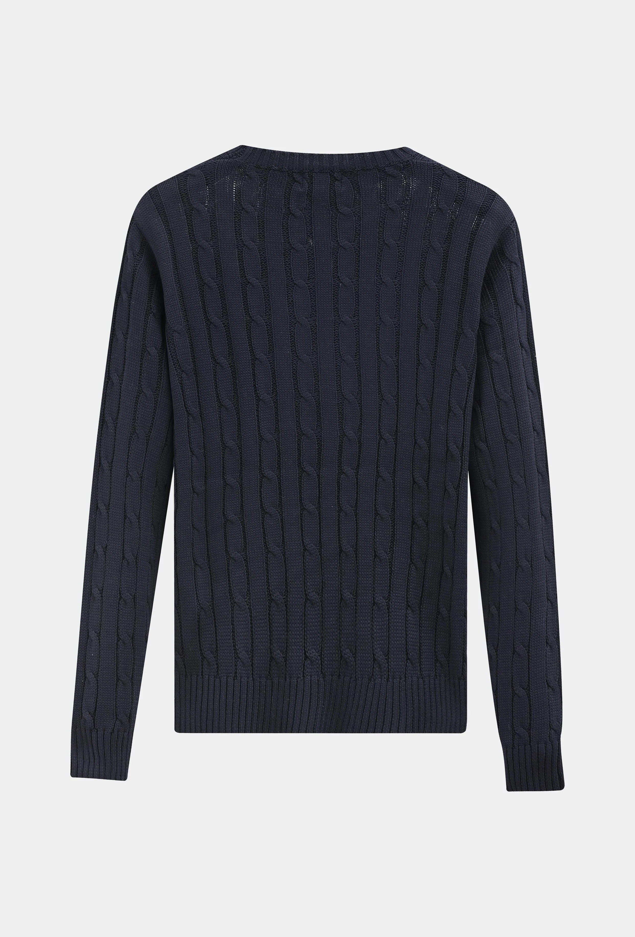 Pull tréssé avec col rond - Image 12