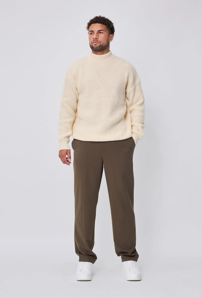 Pull uni col haut - Image 4