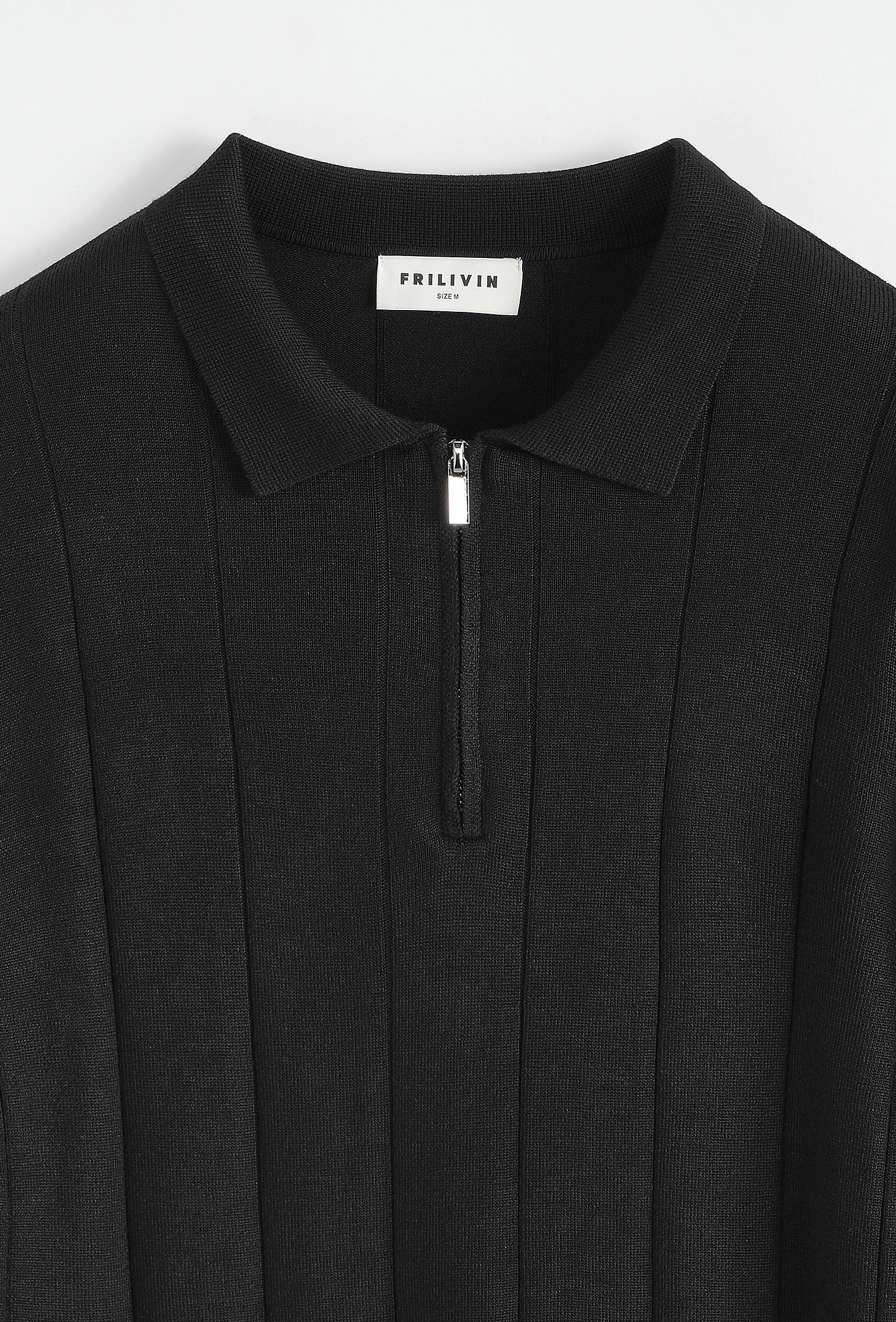 Pull polo zippé tendance - Image 10