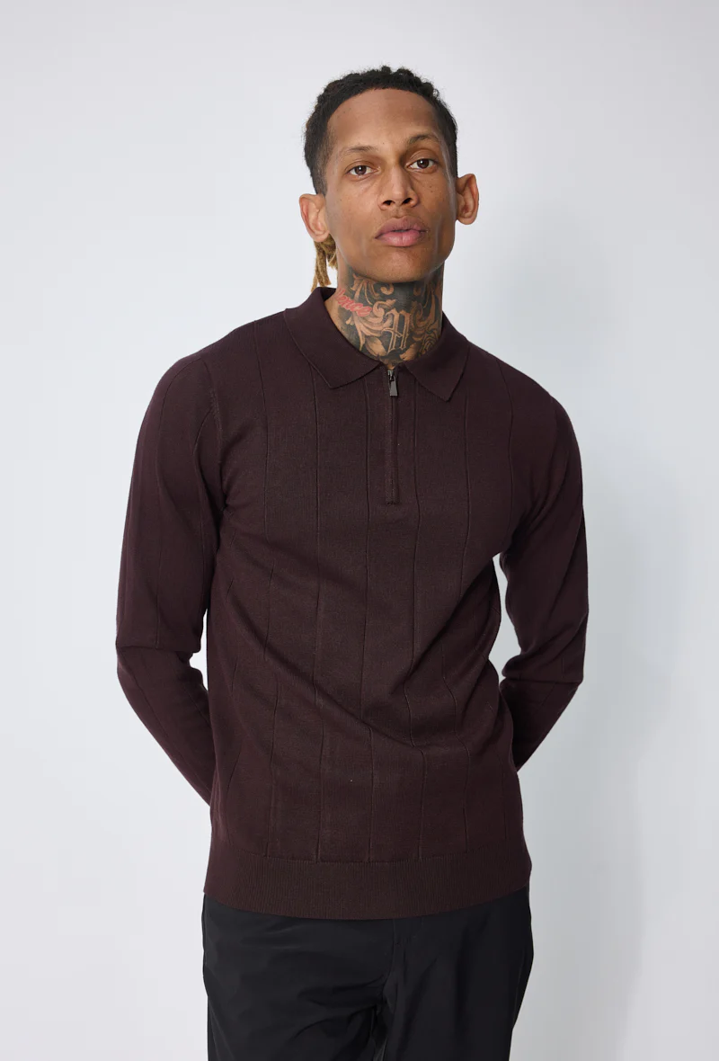 Pull polo zippé tendance - Image 18