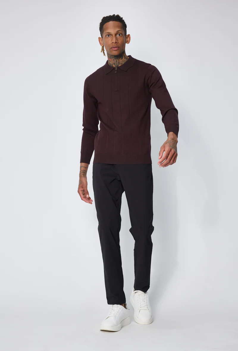 Pull polo zippé tendance - Image 22
