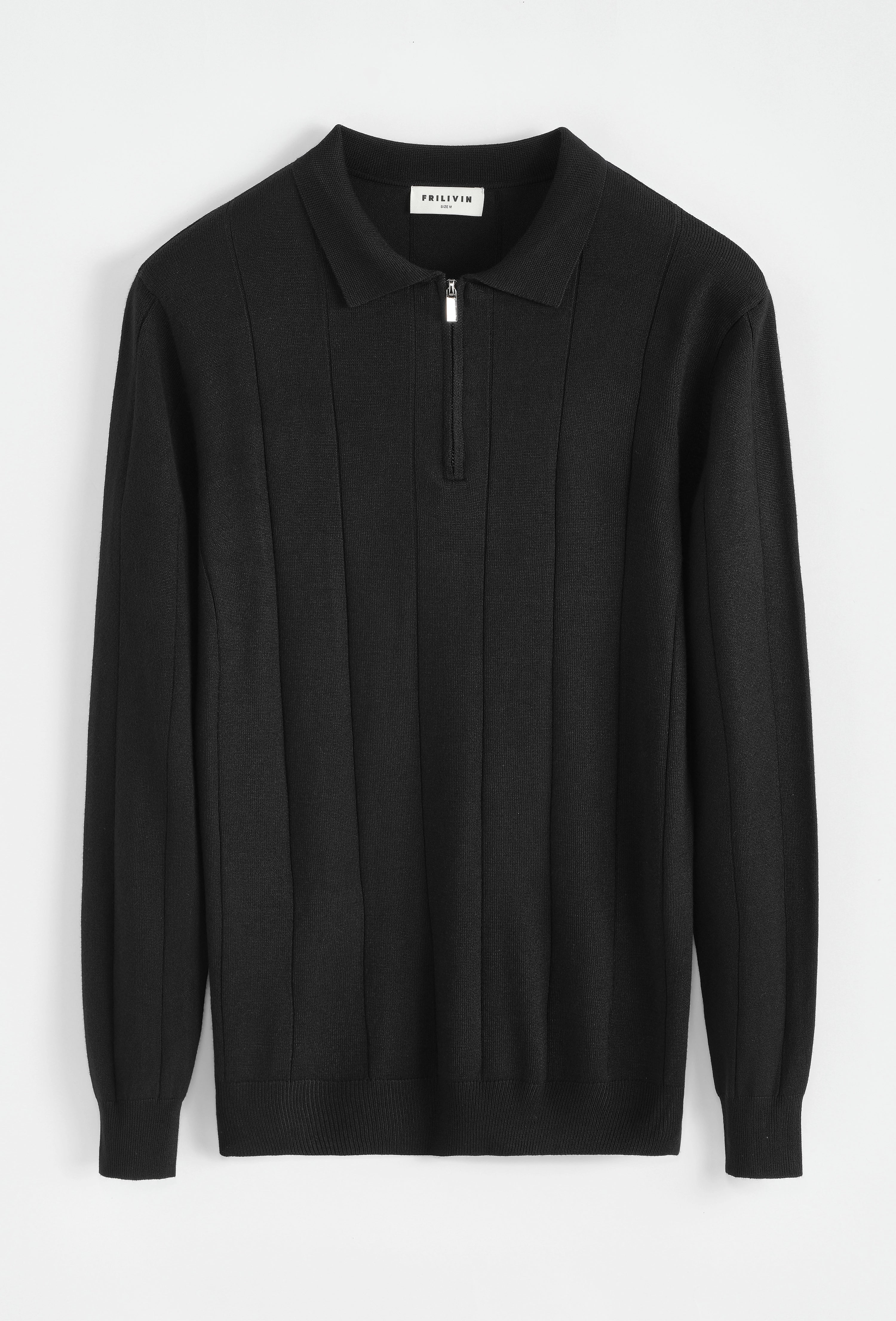 Pull polo zippé tendance - Image 9