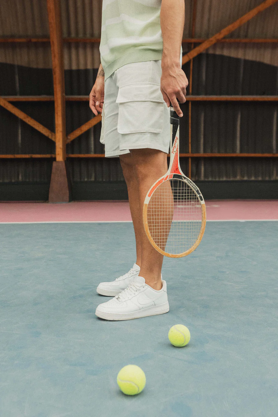 Short cargo droit uni - Image 2