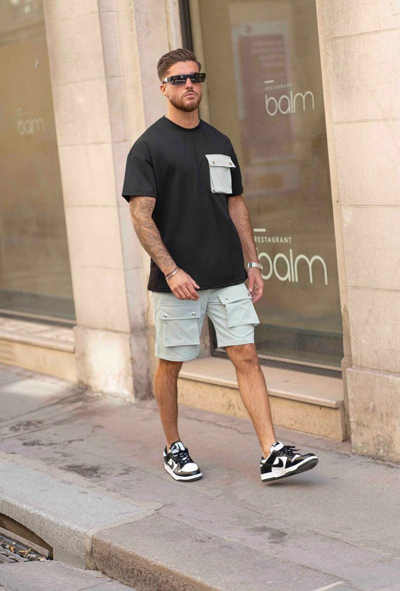Short uni cargo à poches en sorona - Image 11