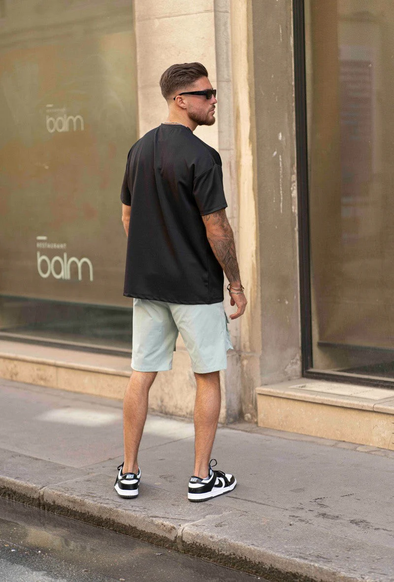 Short uni cargo à poches en sorona - Image 12
