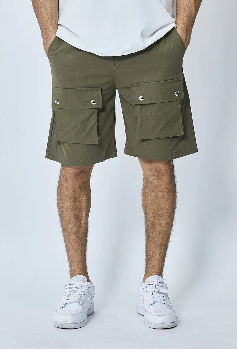 Short uni cargo à poches en sorona - Image 14