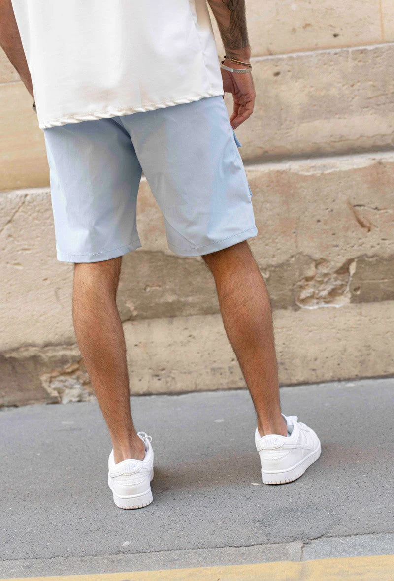 Short uni cargo à poches en sorona - Image 5