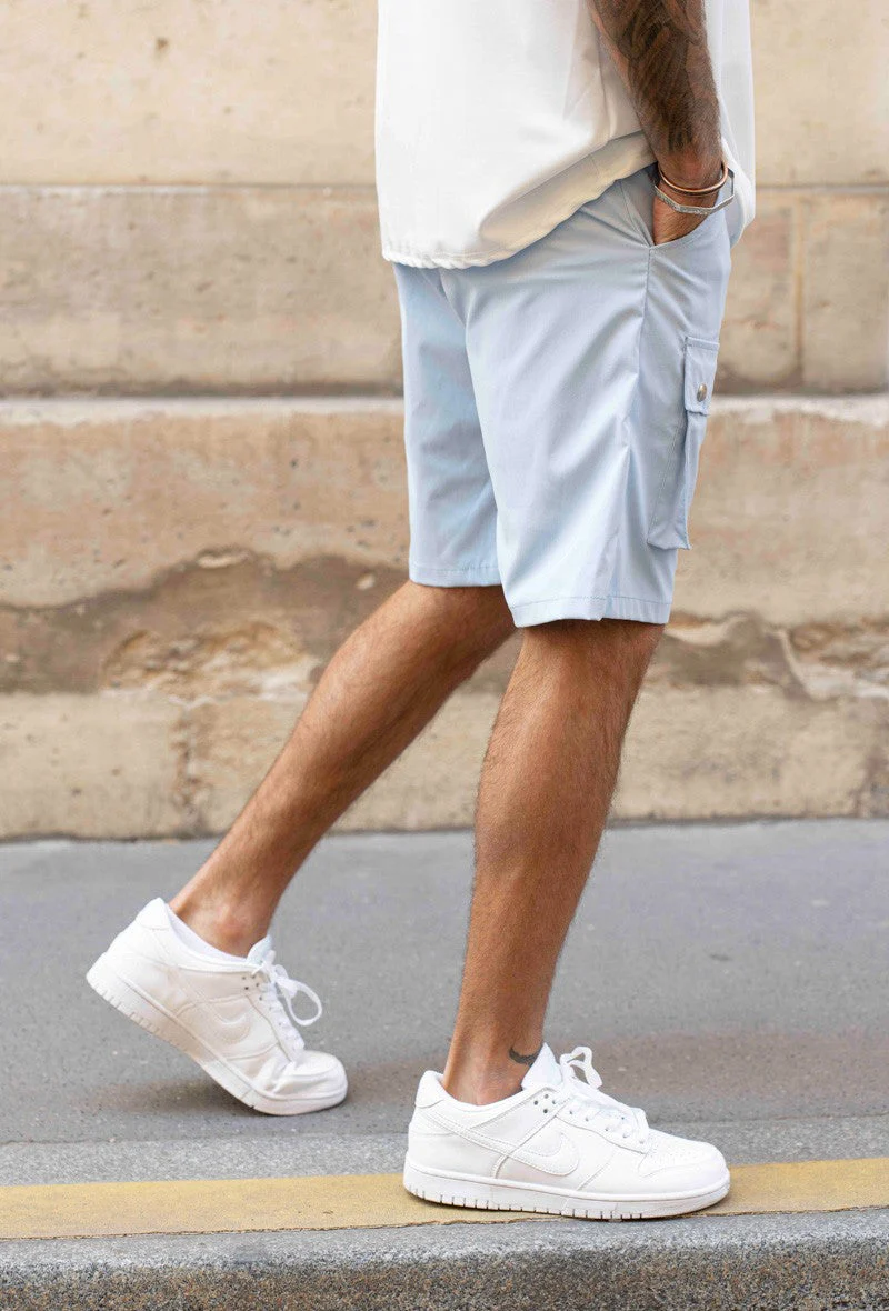 Short uni cargo à poches en sorona - Image 6