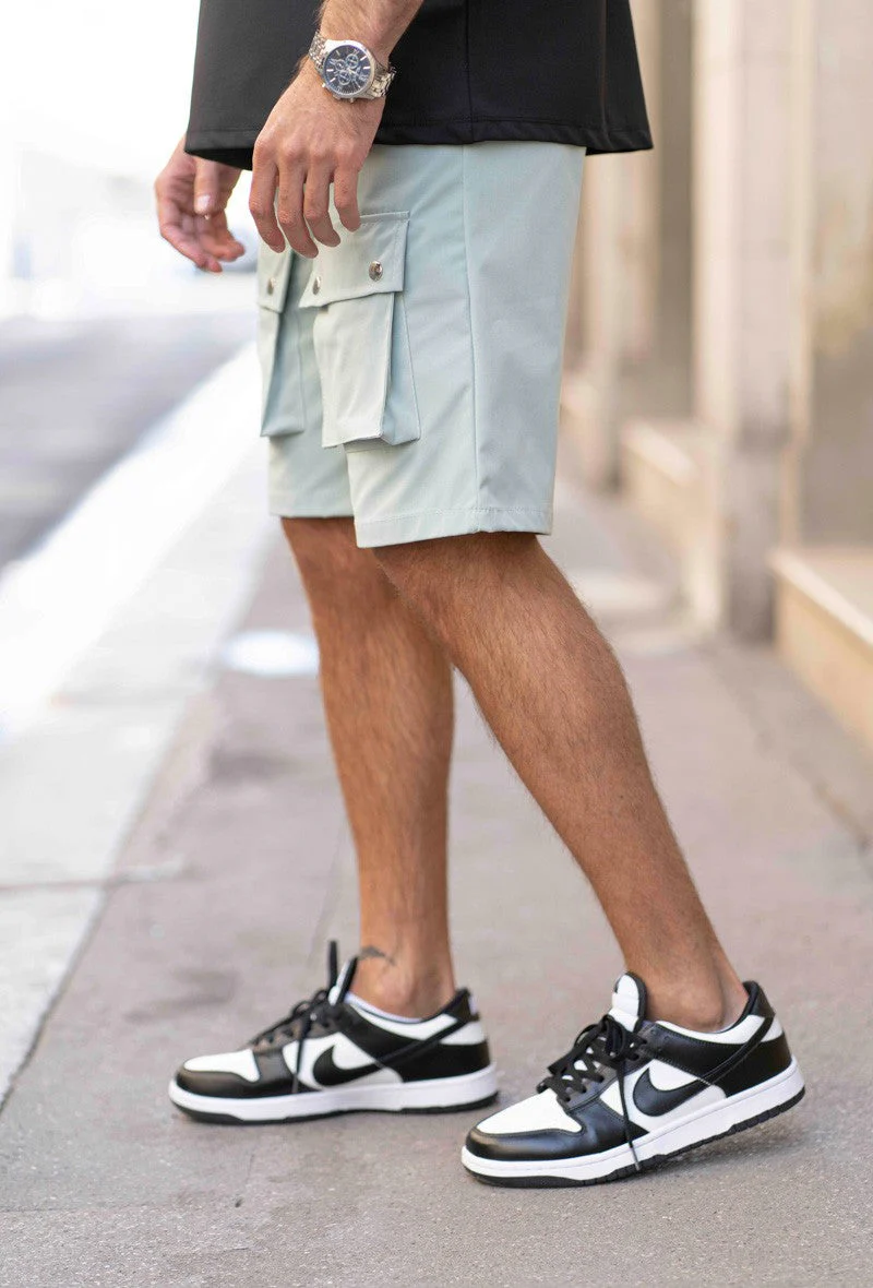 Short uni cargo à poches en sorona - Image 8