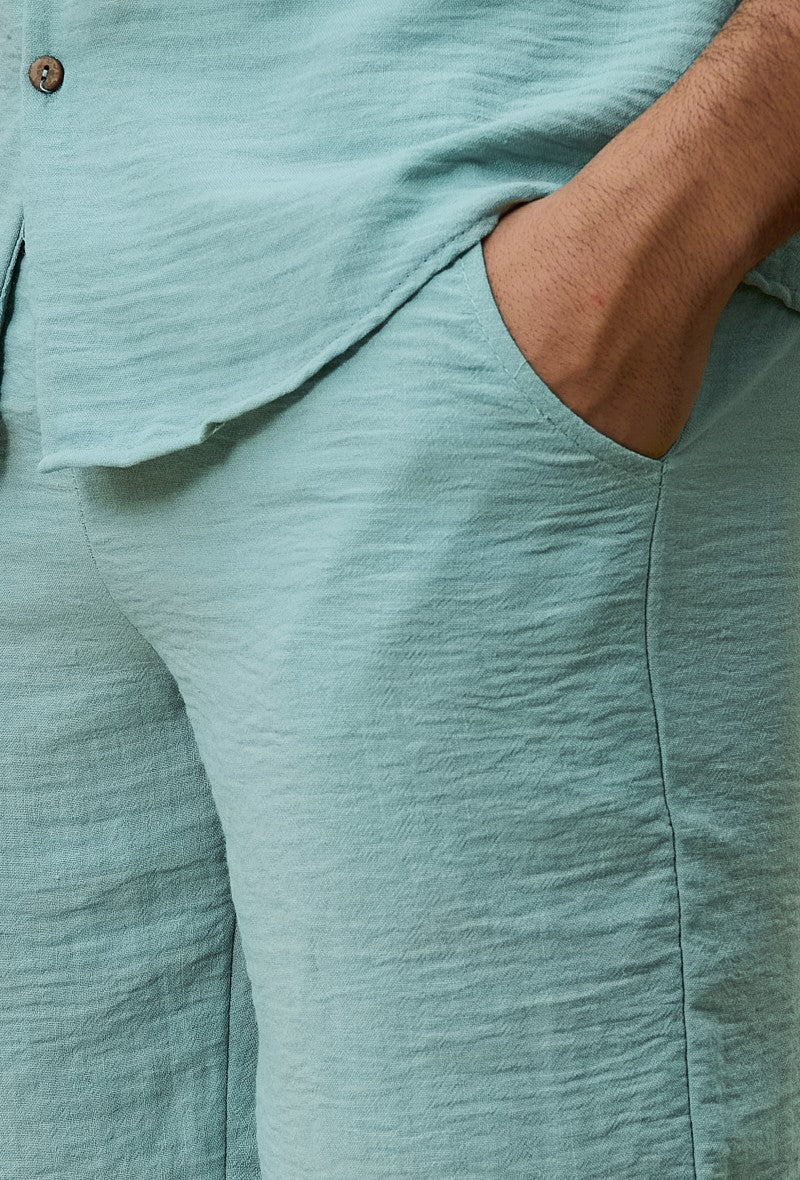 Short casual effet lin - Image 2