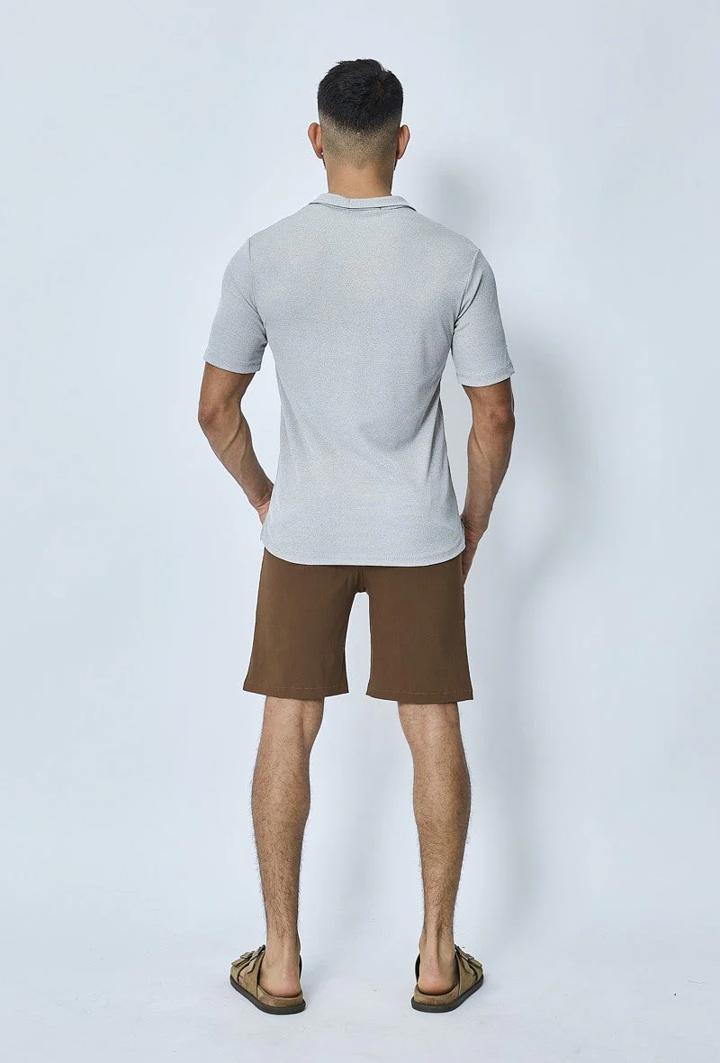 Short chino uni léger stretch et très confortable - Image 22