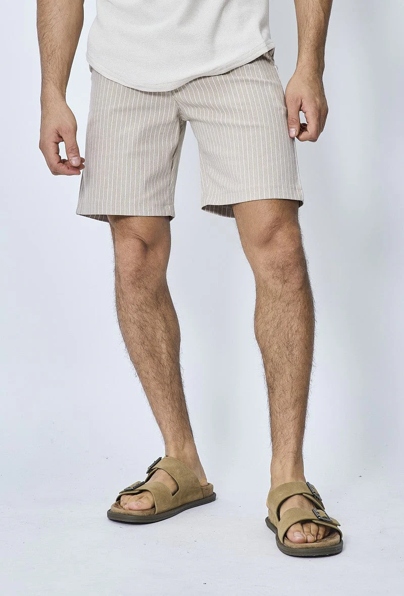 Short chino à carreaux