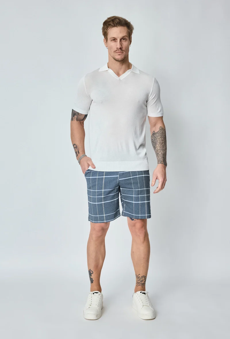 Short chino à carreaux - Image 46